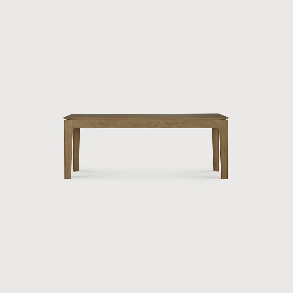 Ethnicraft Bok Bench in teak, FSC-certified solid teak, Belgian solid wood furniture