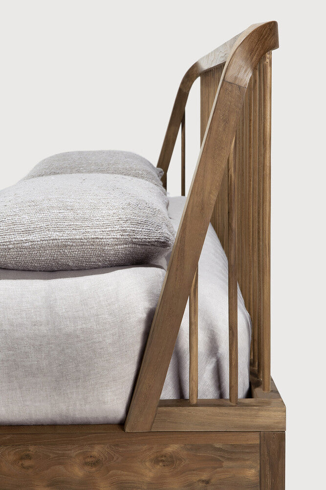 Reclaimed Teak Spindle Bed