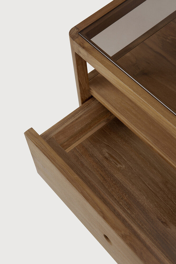 Reclaimed Teak Spindle Bedside Table
