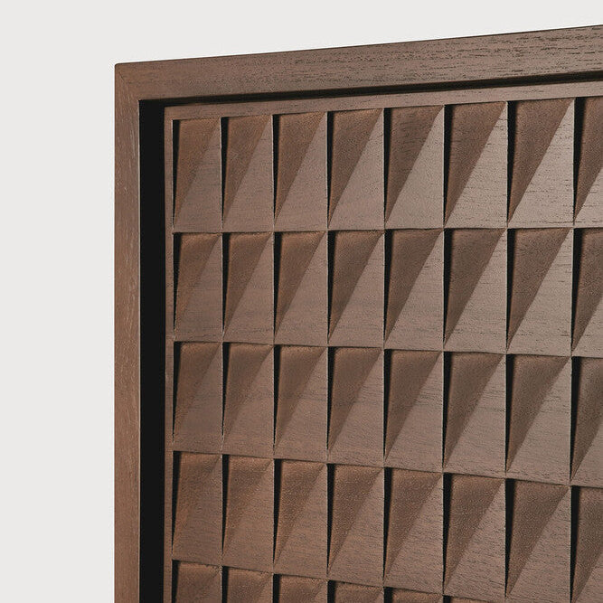 Ethnicraft Sono TV Cupboard in teak, FSC-certified solid teak with varnished finish