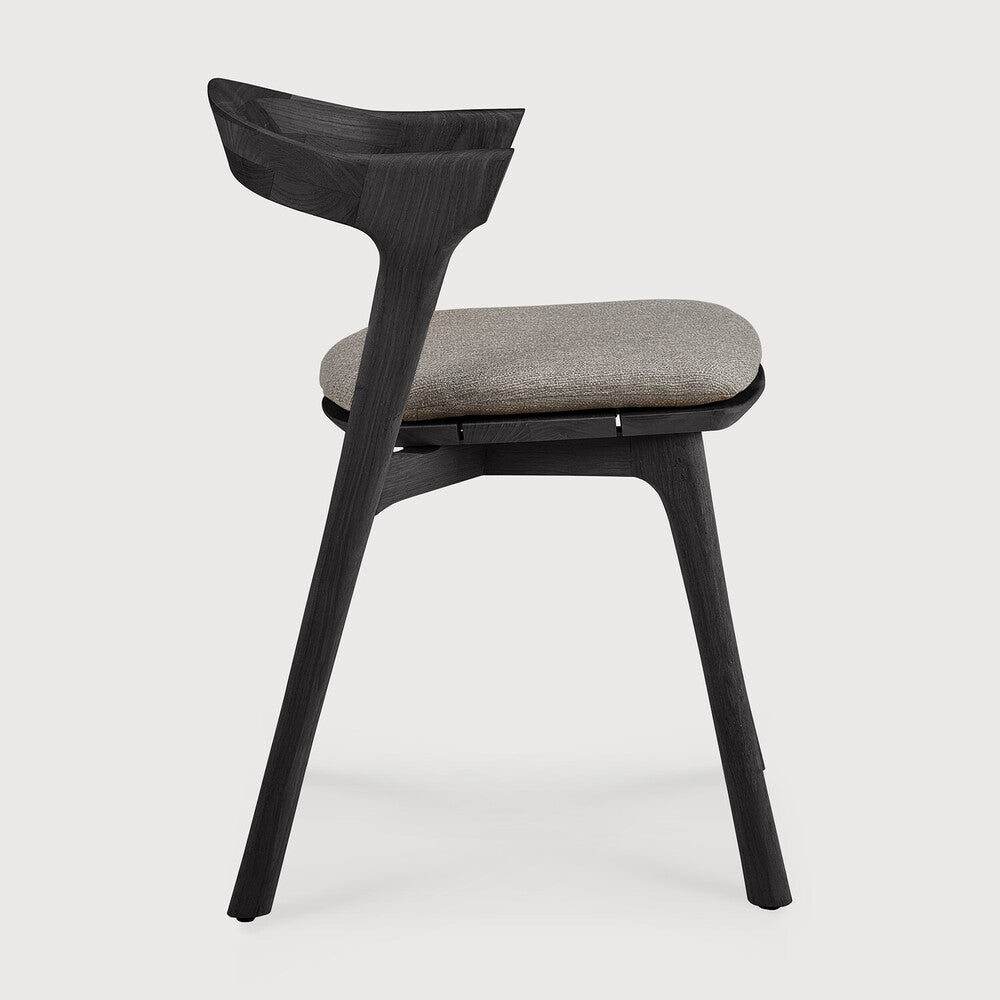 Ethnicraft Bok Outdoor Dining Chair in Teak with Mocha cushion