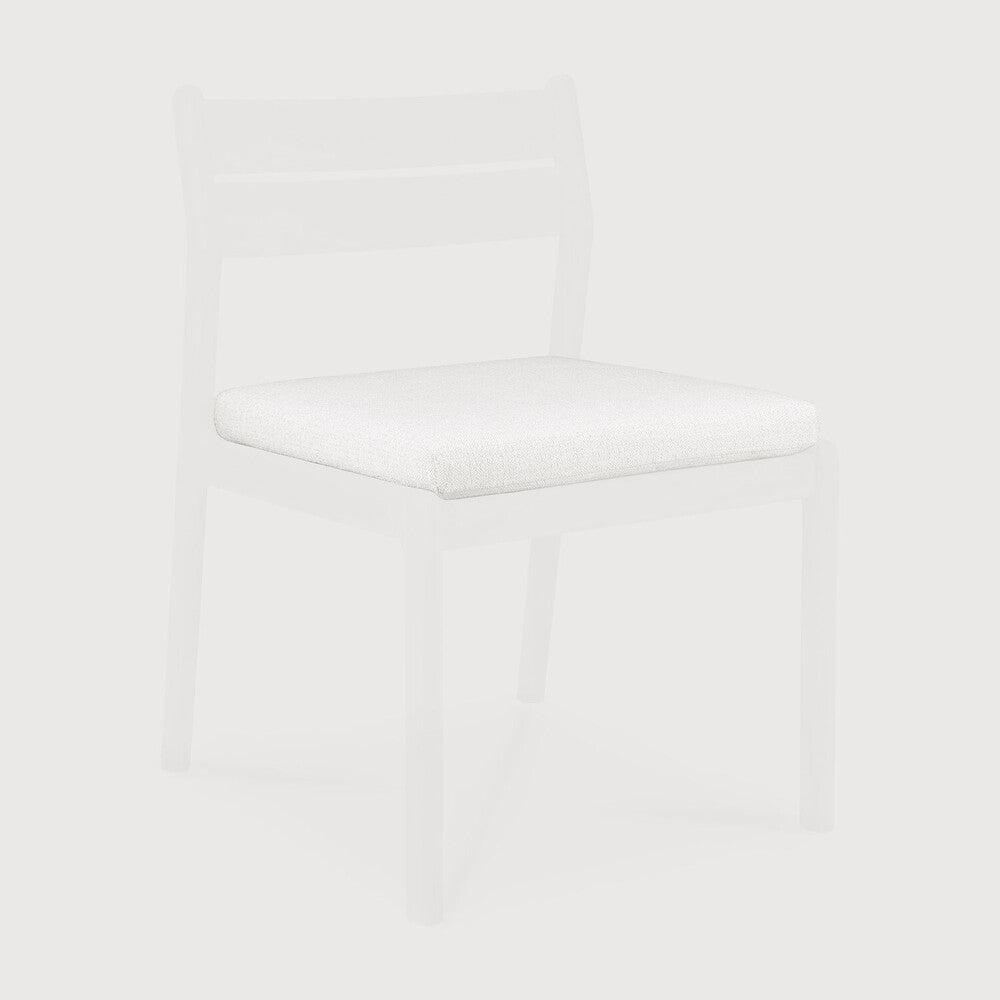 Ethnicraft Jack Outdoor Dining Chair Cushion styled in a dining room