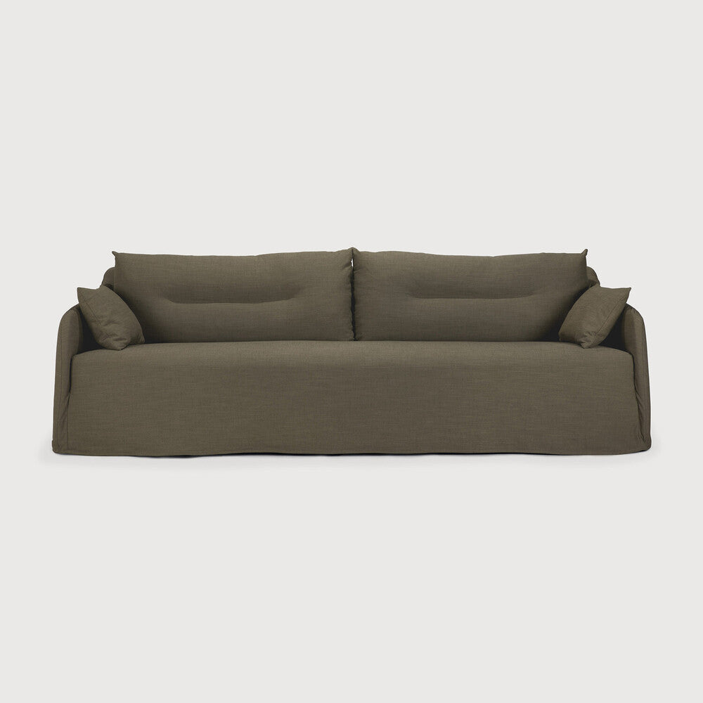 Ethnicraft Weave Sofa with FSC-certified solid wood frame, Belgian design