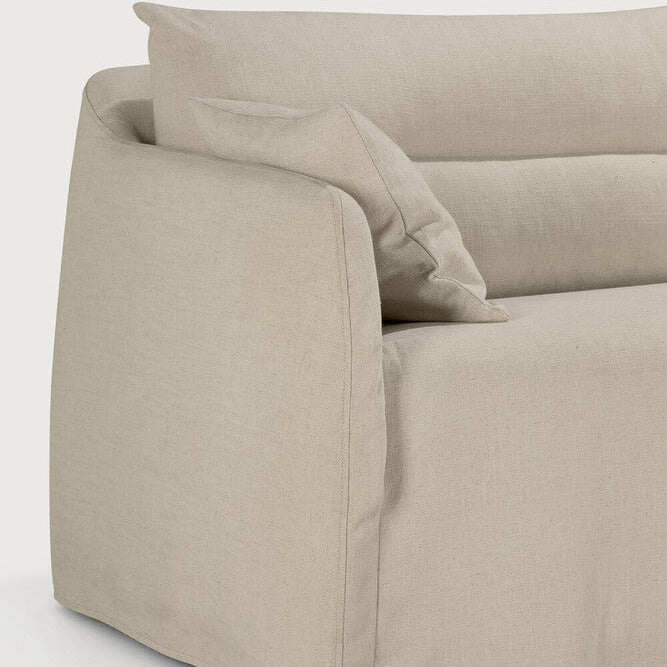 Ethnicraft Weave Sofa with FSC-certified solid wood frame, Belgian design