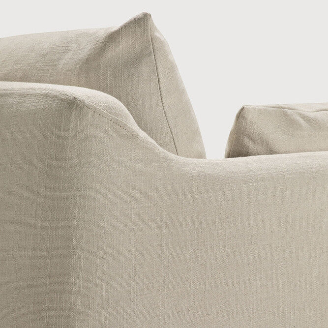 Ethnicraft Weave Sofa with FSC-certified solid wood frame, Belgian design