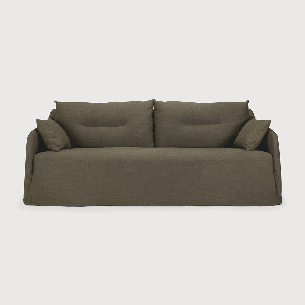 Ethnicraft Weave Sofa with FSC-certified solid wood frame, Belgian design