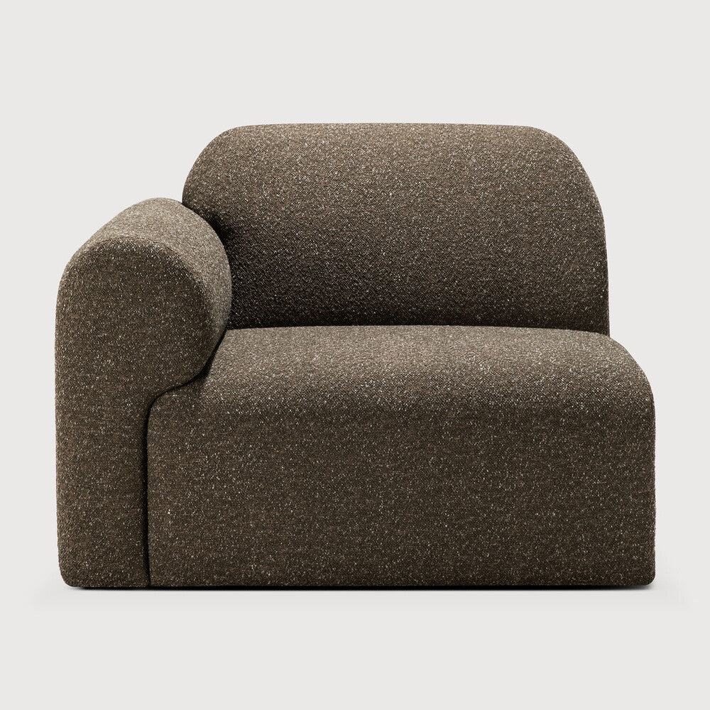 Ethnicraft Bulky One Arm Sofa with FSC-certified solid wood frame, Belgian design