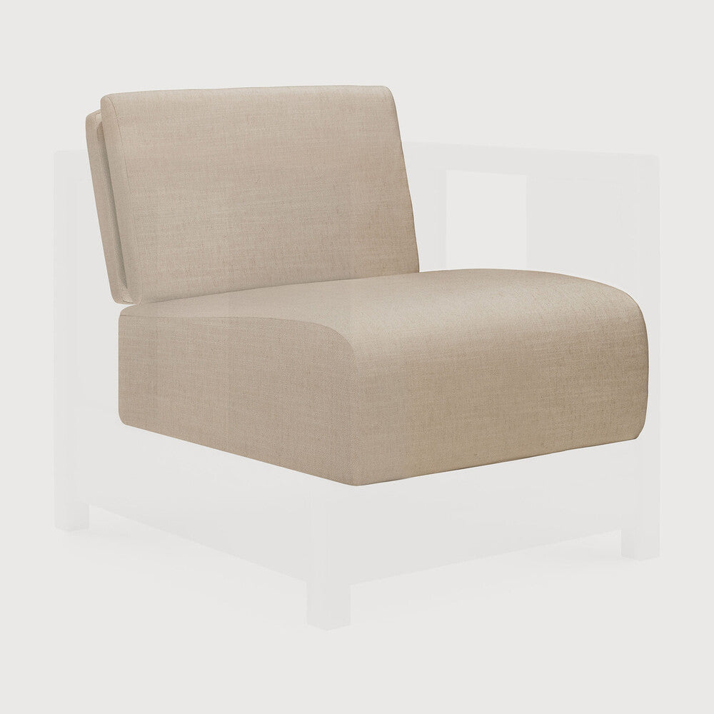 Ethnicraft Roan Lounge Chair with FSC-certified solid wood frame, Belgian design