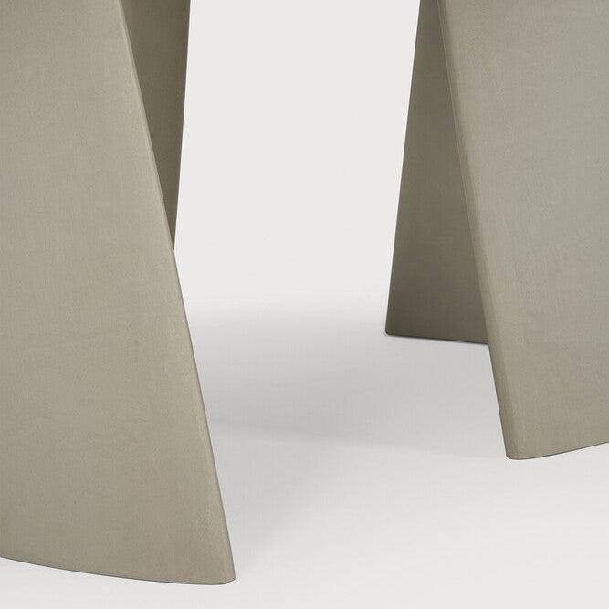Ethnicraft Canyon Outdoor Dining Table styled in a dining room