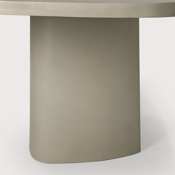 Ethnicraft Canyon Outdoor Dining Table styled in a dining room