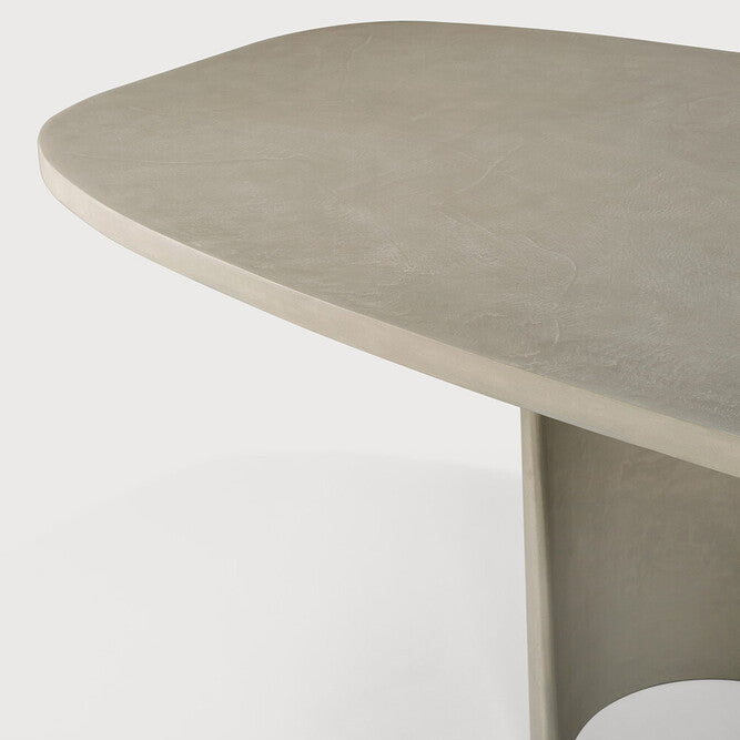 Ethnicraft Canyon Outdoor Dining Table styled in a dining room