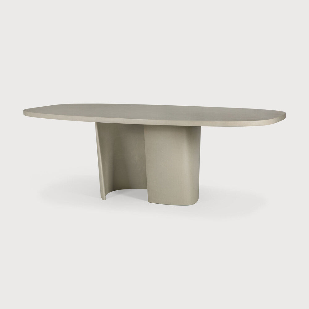 Ethnicraft Canyon Outdoor Dining Table styled in a dining room