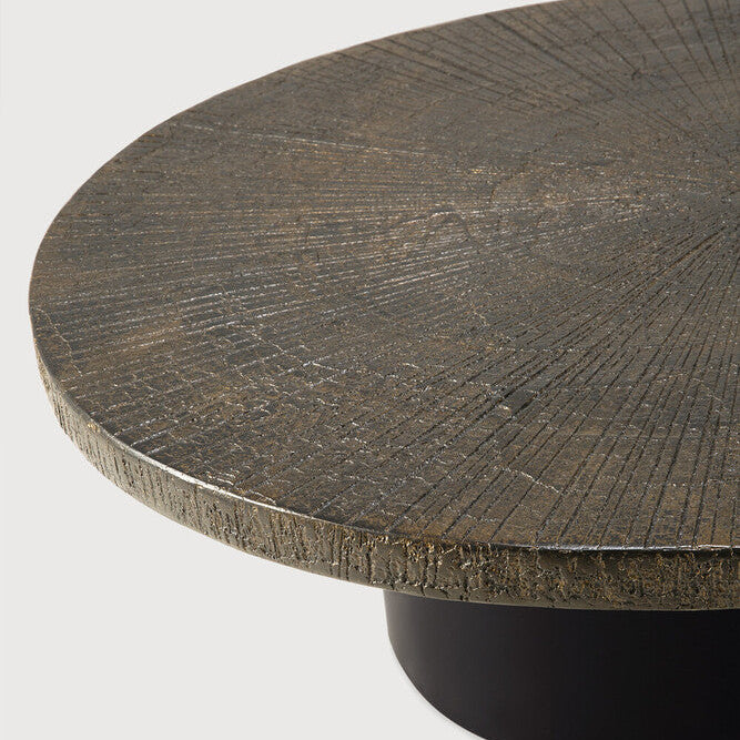 Ethnicraft Slice Coffee Table, FSC-certified solid wood furniture by Belgian brand