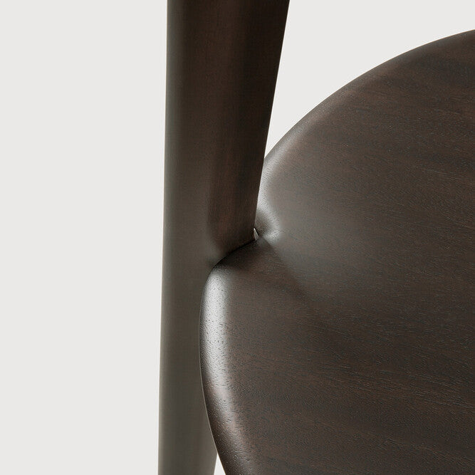 Ethnicraft Pi Coat Stand in mahogany, FSC-certified solid mahogany with varnished finish
