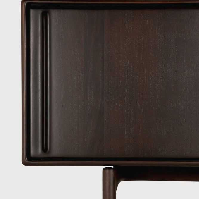 Ethnicraft Flow Sideboard in mahogany, FSC-certified solid mahogany with varnished finish