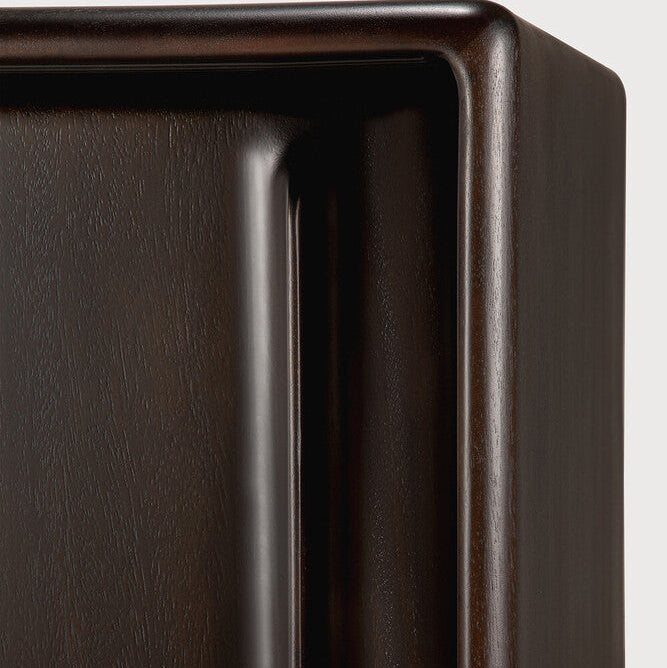 Ethnicraft Flow Sideboard in mahogany, FSC-certified solid mahogany with varnished finish