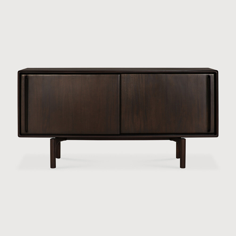 Ethnicraft Flow Sideboard in mahogany, FSC-certified solid mahogany with varnished finish