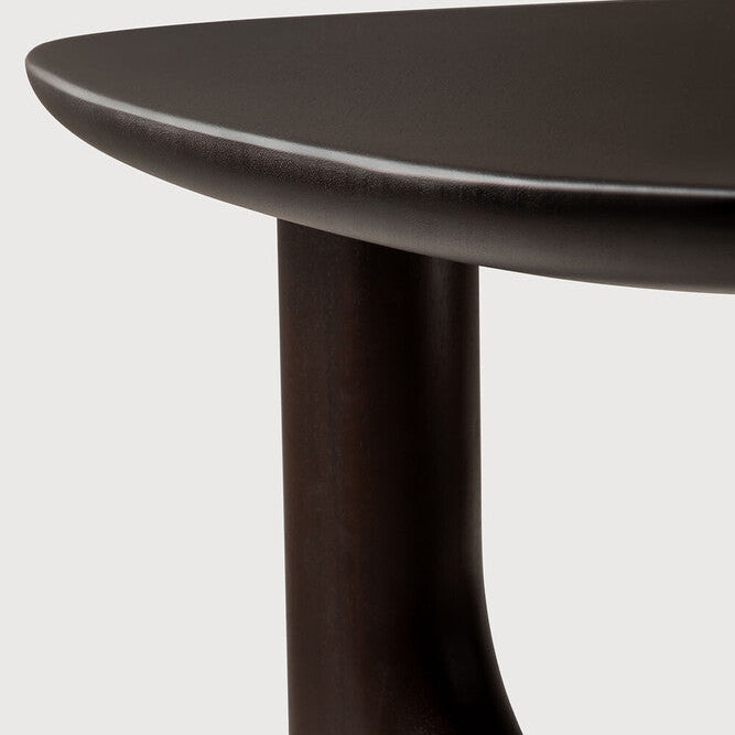 Ethnicraft Flow Side Table in mahogany, FSC-certified solid mahogany