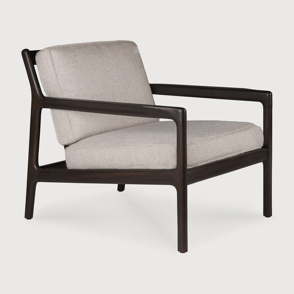 Ethnicraft Jack Lounge Chair with FSC-certified solid mahogany frame