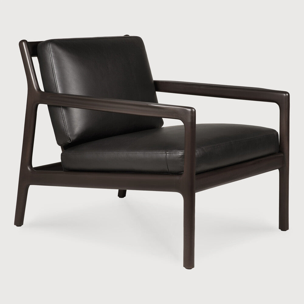 Ethnicraft Jack Lounge Chair with FSC-certified solid mahogany frame