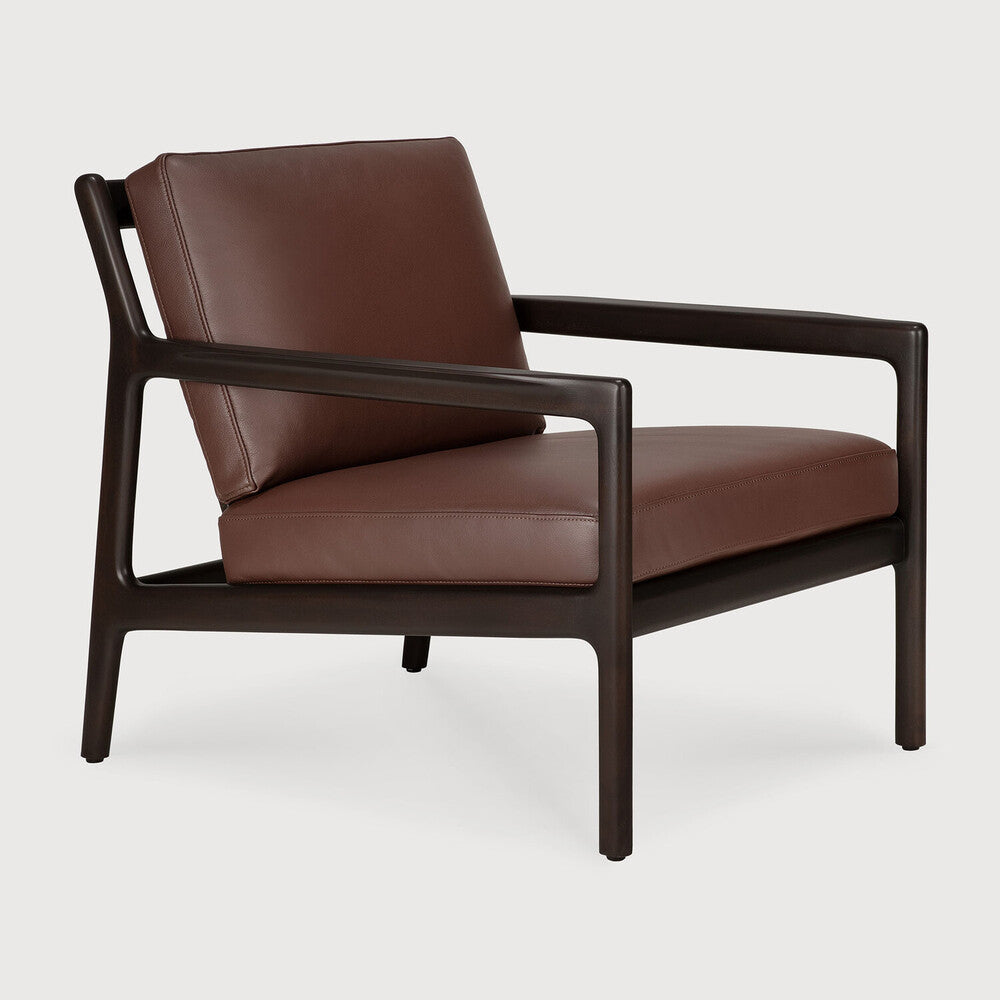 Ethnicraft Jack Lounge Chair with FSC-certified solid mahogany frame