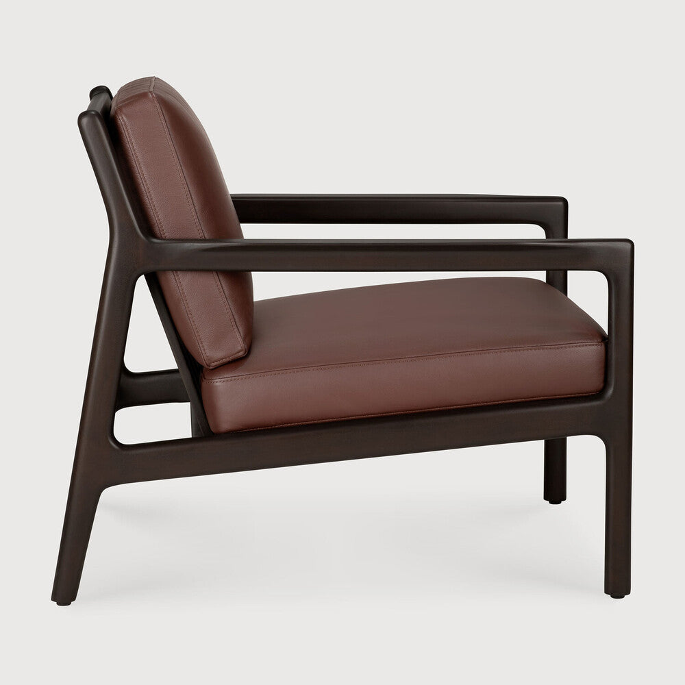 Ethnicraft Jack Lounge Chair with FSC-certified solid mahogany frame