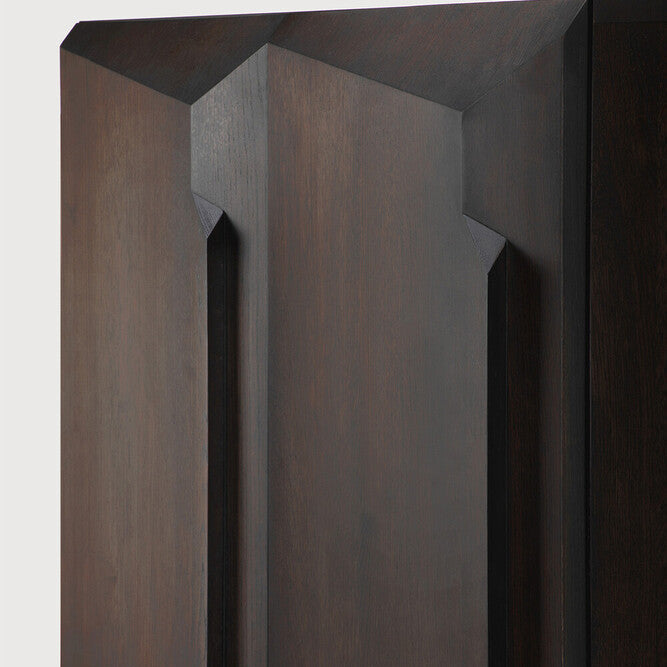 Ethnicraft Stairs Cupboard in oak, FSC-certified solid oak with varnished finish, Belgian solid wood furniture