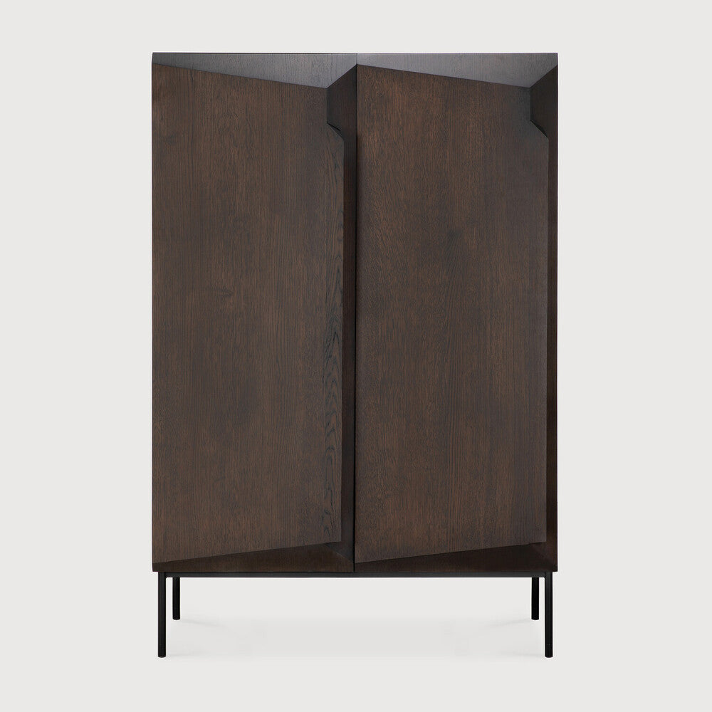 Ethnicraft Stairs Cupboard in oak, FSC-certified solid oak with varnished finish, Belgian solid wood furniture