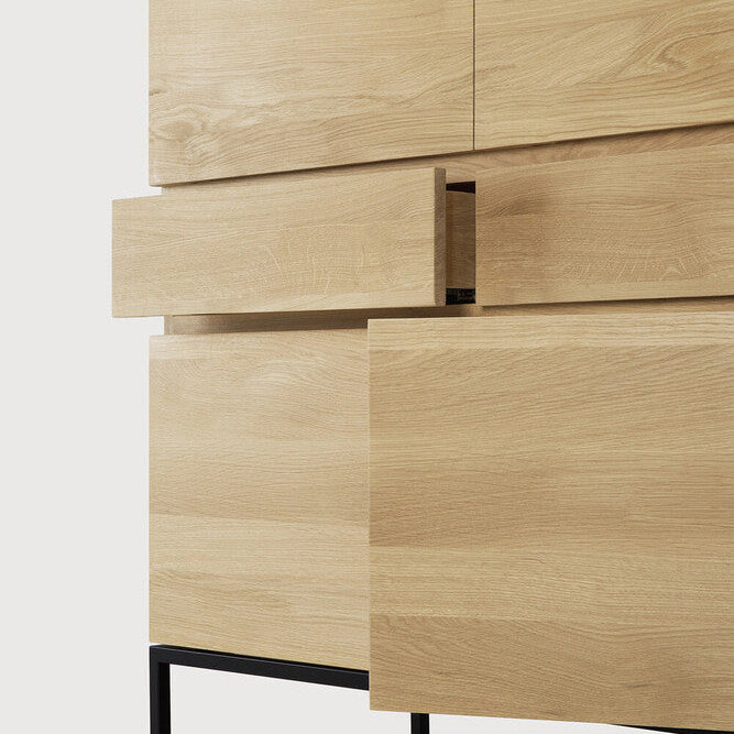 Ethnicraft Ligna Cupboard, FSC-certified solid wood furniture by Belgian brand