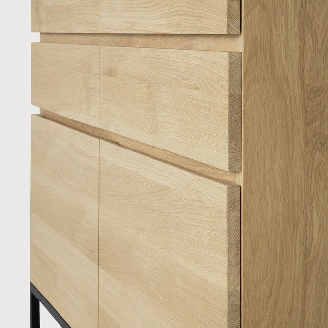 Ethnicraft Ligna Cupboard, FSC-certified solid wood furniture by Belgian brand
