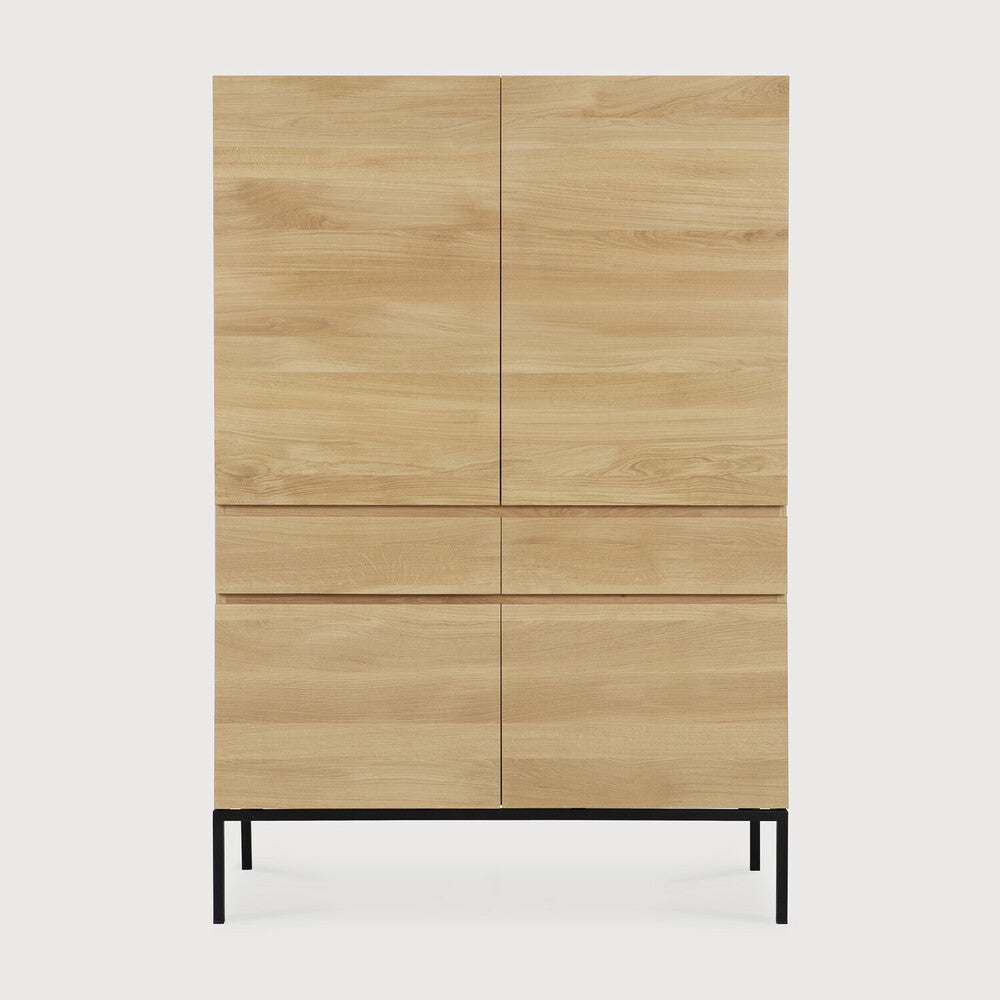 Ethnicraft Ligna Cupboard, FSC-certified solid wood furniture by Belgian brand