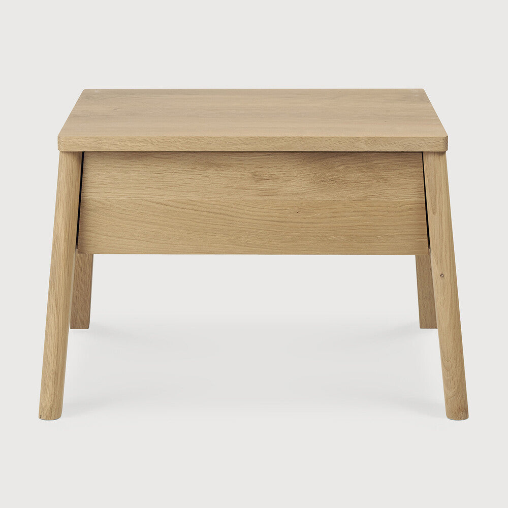 Ethnicraft Air Bedside Table, FSC-certified solid wood furniture by Belgian brand