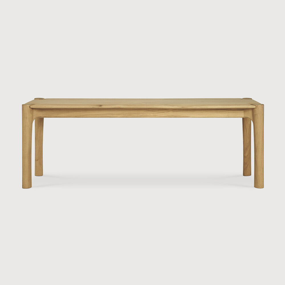 Ethnicraft PI Bench, FSC-certified solid wood furniture by Belgian brand