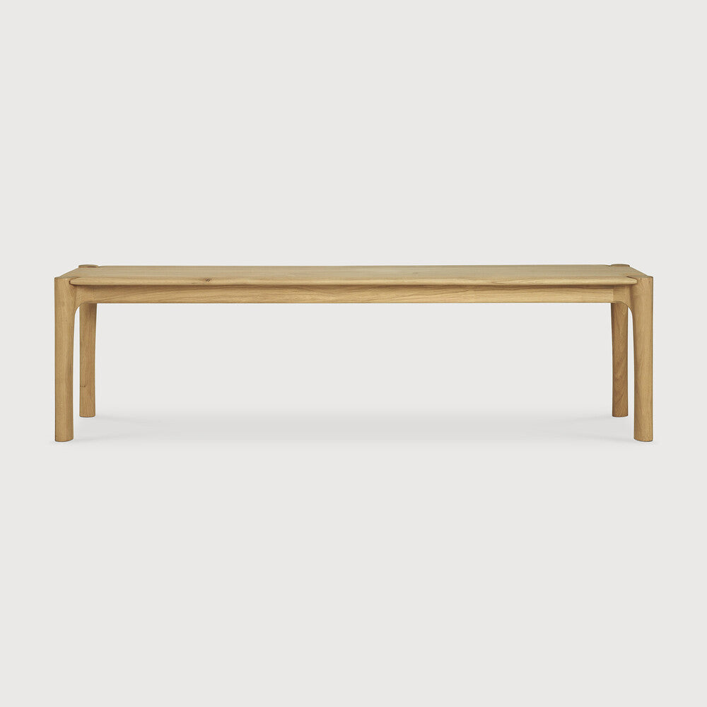 Ethnicraft PI Bench, FSC-certified solid wood furniture by Belgian brand