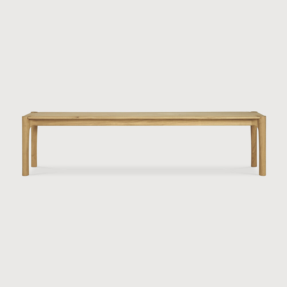 Ethnicraft PI Bench, FSC-certified solid wood furniture by Belgian brand