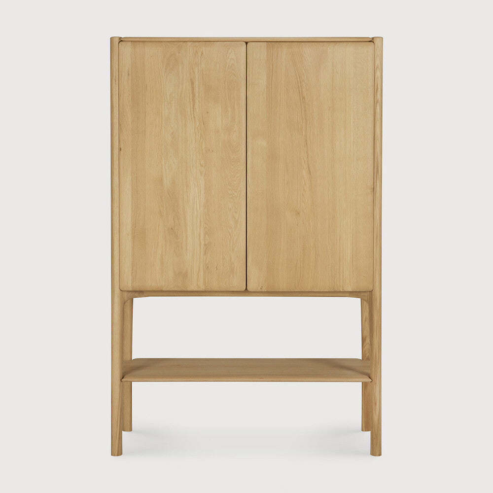 Ethnicraft PI Cupboard in oak, FSC-certified solid oak
