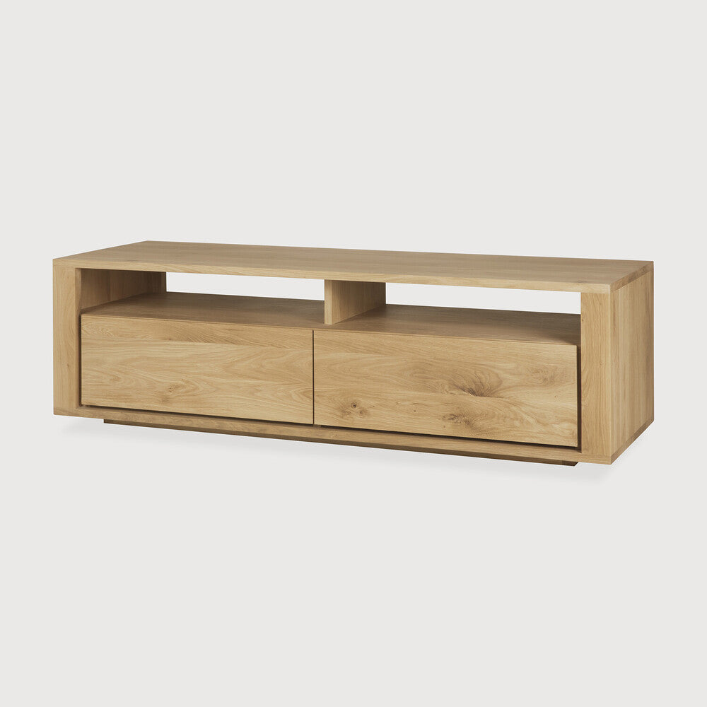 Ethnicraft Shadow TV Cupboard, FSC-certified solid wood furniture by Belgian brand