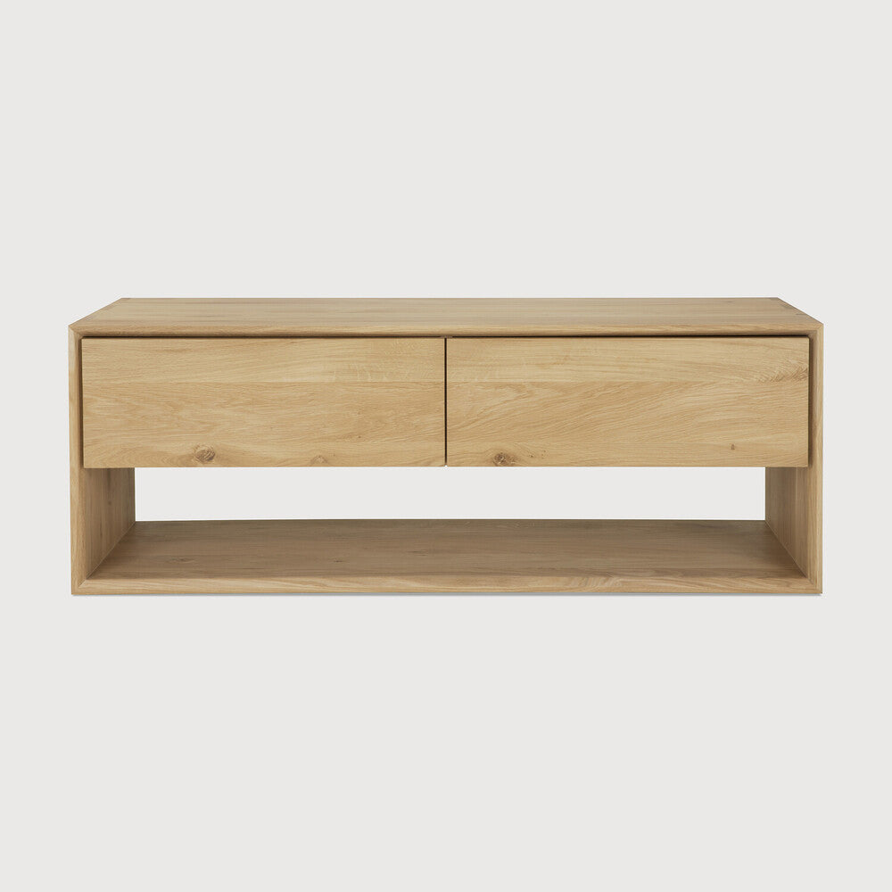 Ethnicraft Nordic TV Cupboard, FSC-certified solid wood furniture by Belgian brand