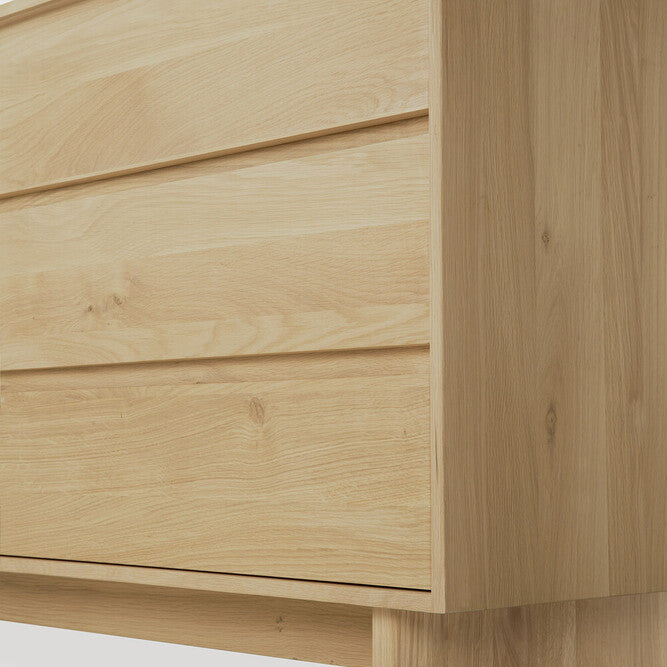 Ethnicraft Wave Sideboard, FSC-certified solid wood furniture by Belgian brand
