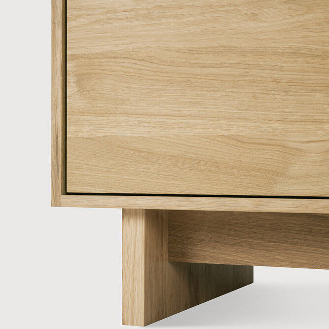 Ethnicraft Wave Sideboard, FSC-certified solid wood furniture by Belgian brand
