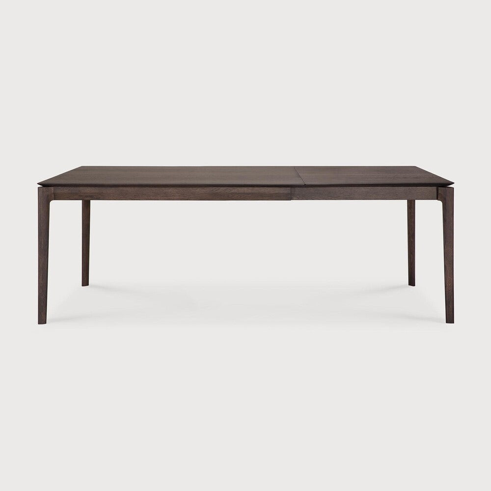 Ethnicraft Bok Extendable Dining Table in oak styled in a dining room