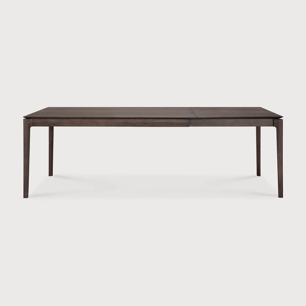 Ethnicraft Bok Extendable Dining Table in oak styled in a dining room