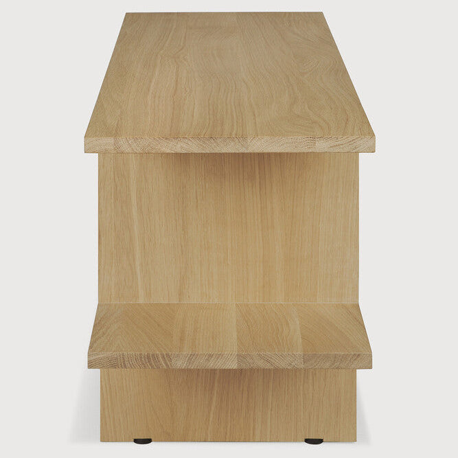 Ethnicraft Kabuki Side Table in oak, FSC-certified solid oak