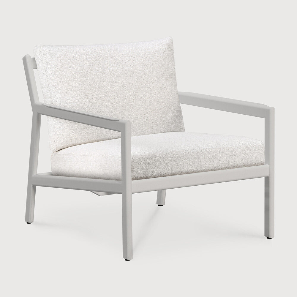 Ethnicraft Jack Outdoor Lounge Chair with FSC-certified solid wood frame, Belgian design