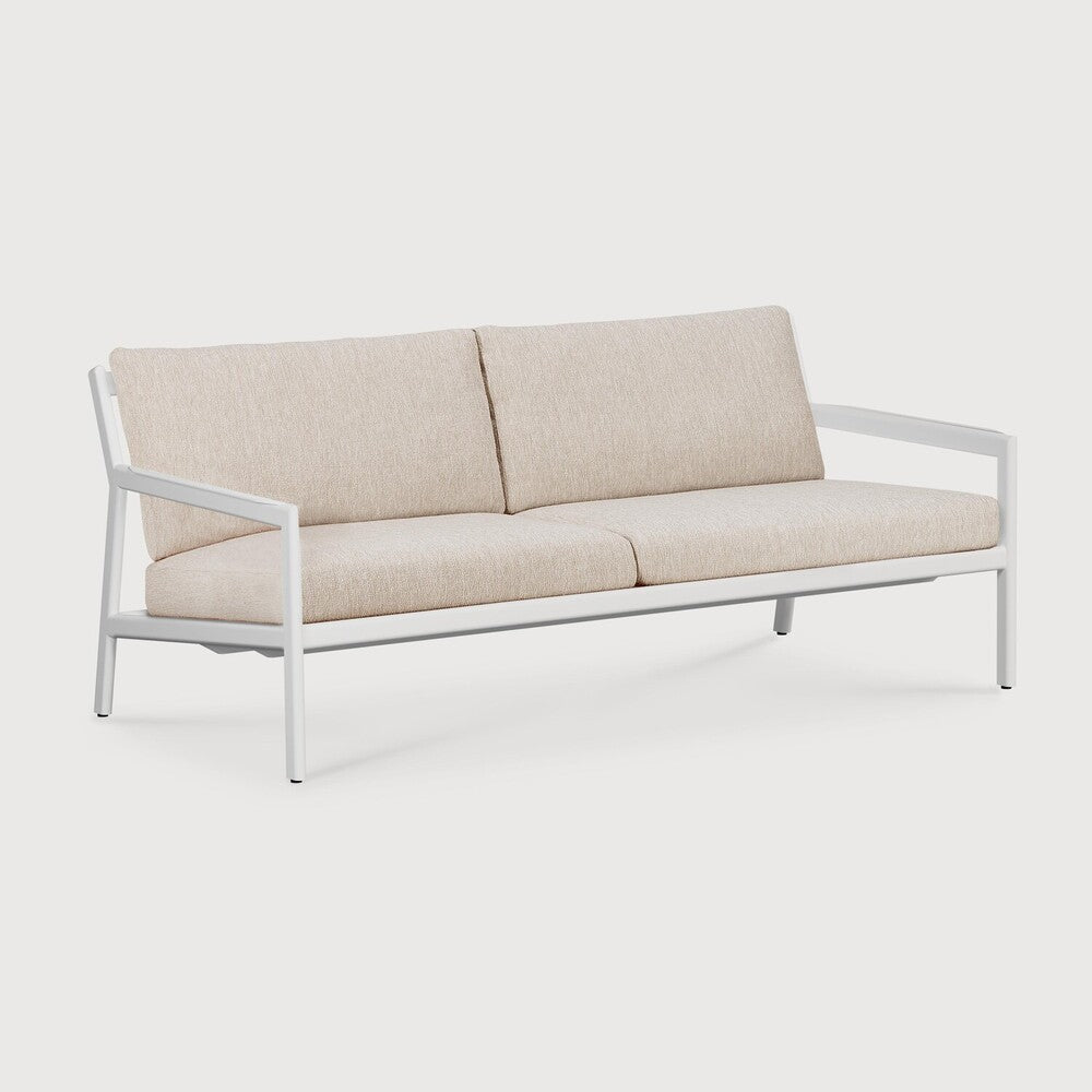 Ethnicraft Jack Outdoor 2 Seat Sofa with FSC-certified solid wood frame, Belgian design