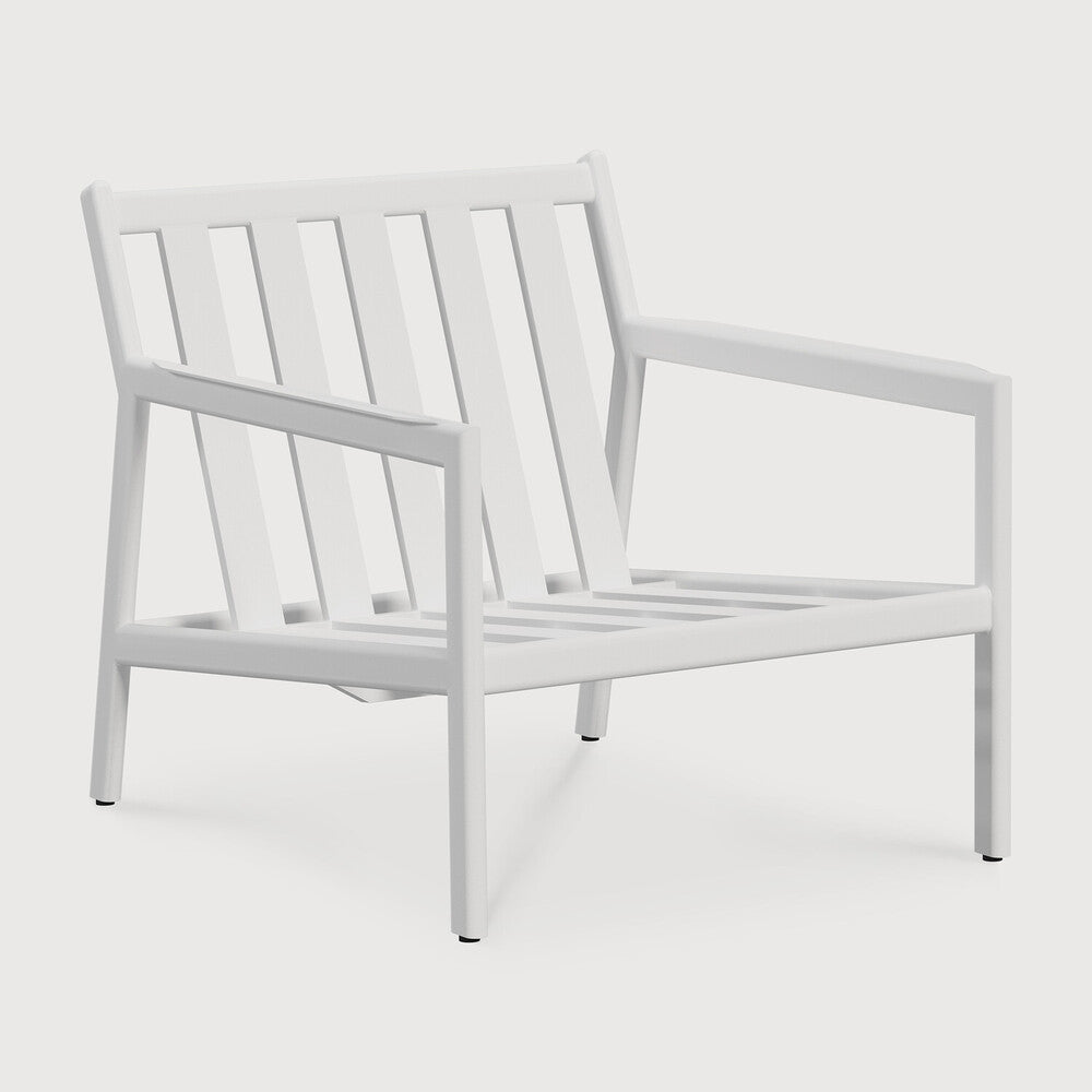 Ethnicraft Jack Outdoor Lounge Chair with FSC-certified solid wood frame, Belgian design