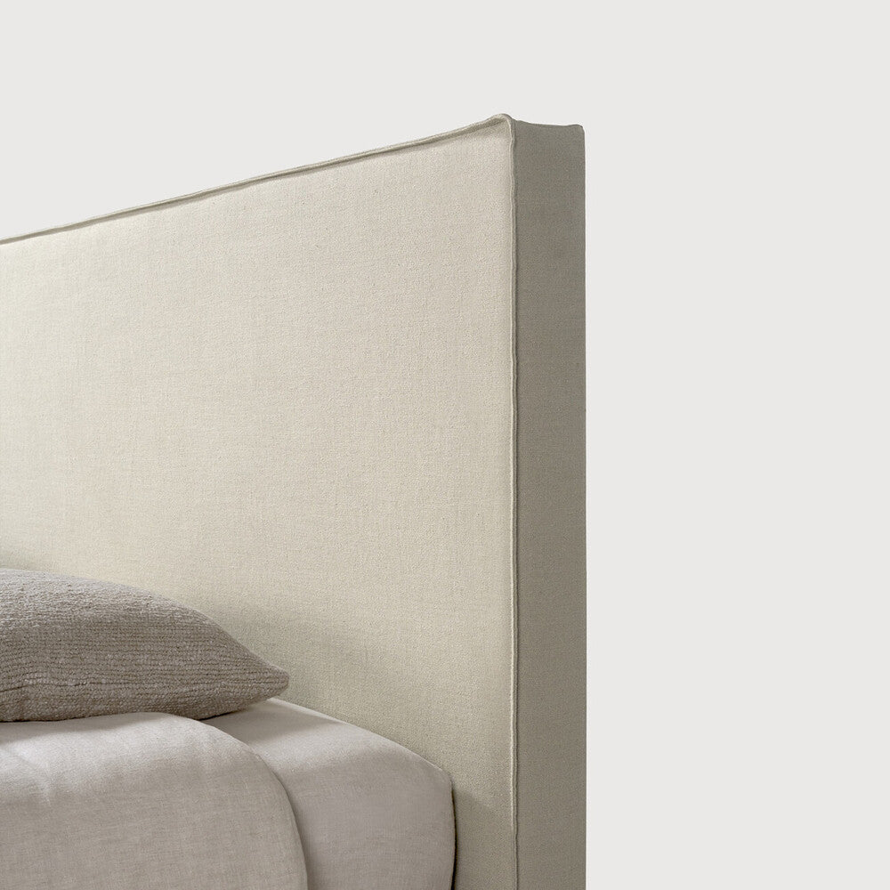 Ethnicraft Revive Bed Removable Cover, FSC-certified solid wood furniture by Belgian brand