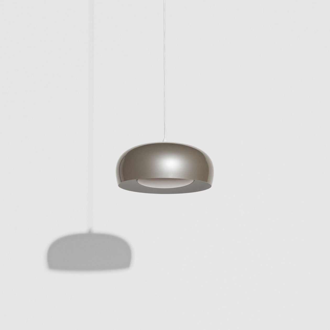 Petite Friture Brush Pendant Light in grey