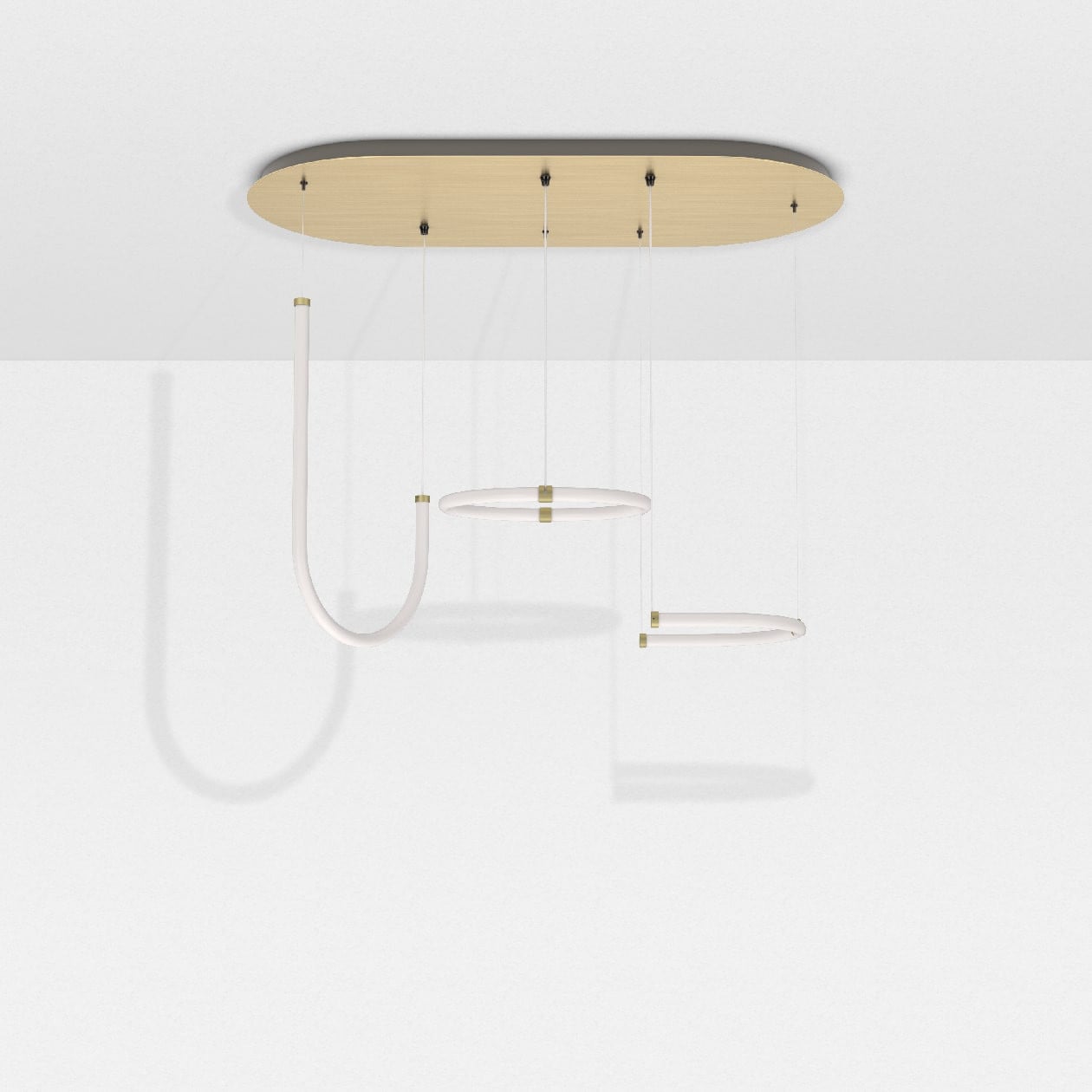 Unseen Triple Pendant System by Petite Friture