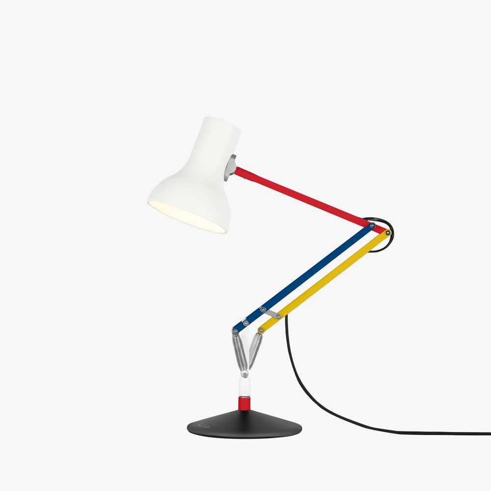 Anglepoise Type 75 Mini Desk Lamp Paul Smith Edition Three, painted aluminum and cast iron